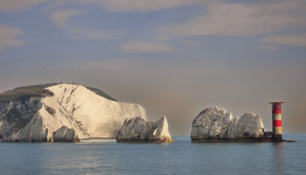 The Needles from the Waverly paddle steamer